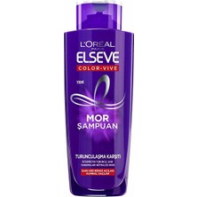 3 Adet Elseve Şampuan Colorvive Mor 200 ml