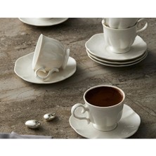 3 Adet  Pera Kahve Fincan Takımı 12 Parça 90 cc