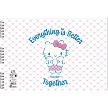 2 Adet  Hello Kitty 25*35 15 Yp. Spiralli Resim Defteri