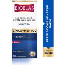 Bioblas Saç Dökülmesine Karşı Şampuan 360 ml Kepek Önleyici