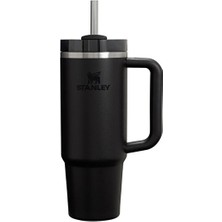 2 Adet Stanley Quencher H2.o Flowstate Tumbler Pipetli Termos Siyah 0.89 Litre