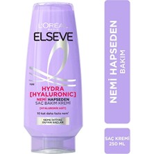 2 Adet Elseve Hydra Hyaluronic Nemi Hapseden Saç Bakım Kremi 250 ml