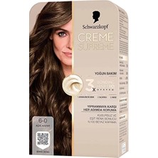 4 Adet Creme Supreme Saç Boyası 6-0 Açık Kahve