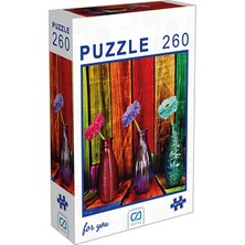 4 Adet Çiçekler Puzzle 260 Parça CA6006