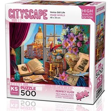 4 Adet Ks Puzzle Venice Still Life 500 Parça