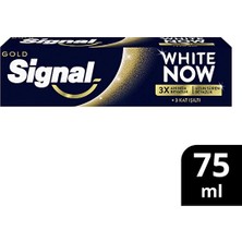 Signal White Now Gold Diş Macunu Anında Beyazlık ve Uzun Süreli Işıltı Özelliği 75 ml