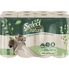 2 Adet  Select Nature Tuvalet Kağıdı 24 Lü 2 Katlı