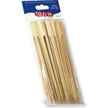2 Adet Tofita Yassı Çöp Şiş 25CM 50'li