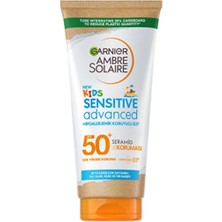3 Adet  Garnier Ambre Solaire Sensitive Advanced Çocuk Hipoalerjenik Güneş Koruyucu Süt Spf 50+ 175 ml