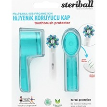 2 Adet  Steriball Şarjlı Diş Fırçası Koruma Kabı 2'li Turkuaz