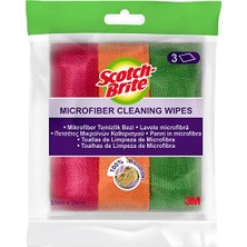 Scotch Brite Mikrofiber Bez 3'lü