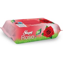 4 Adet Sleepy Gül Islak Havlu 90'lı