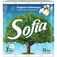 2 Adet Sofia Tuvalet Kağıdı 32'li 3 Katlı