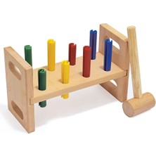 2 Adet Bee Smart Doğal Ahşap Renkli Çak Çak Oyunu