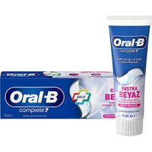 4 Adet Oral-B Diş Macunu Komple 7 Extra Beyaz 75 ml
