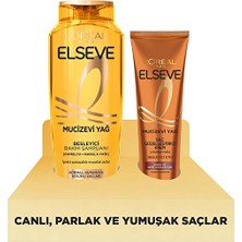 4 Adet Elseve Mucizevi Yağ Şampuan 400 ml + Mucizevi Yağ Saç Güzelleştirici Krem ml