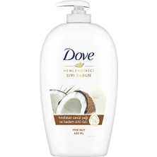 3 Adet Dove Sıvı Sabun Hindistan Cevizi Badem Sütü 450 ml