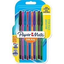 2 Adet  Paper Mate Inkjoy Tükenmez Kalem 1.0 mm Ulv Kapak 10'lu