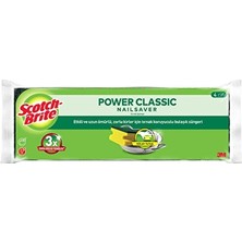 Scotch Brite Yeşil Klasik Sünger Tırnak Koruyuculu 4'lü