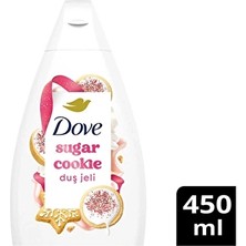 Dove 450 ml Sugar Cookie Duş Jeli Cildinizi Nazikçe Temizler ve Tatlı Kurabiye Kokusu ile Nemlendirir