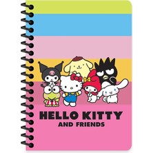 2 Adet  Hello Kitty And Friends A6 80 Yp.çizgili Spiralli Bloknot