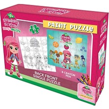 Çilek Kız Boyamalı Puzzle