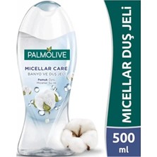 4 Adet   Palmolive Duş Jeli Micellar Care Pamuk Özlü 500ML