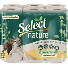 2 Adet Select Nature Kağıt Havlu 3 Katlı 6 Lı