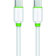 2 Adet Soultech DK061B Type-C To Type-C 3A Şarj Kablosu
