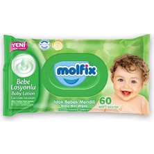 4 Adet Molfix Islak Havlu 60'lı
