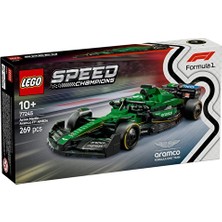 2 Adet LEGO Speed Champions Aston Martin Aramco F1® AMR24 Yarış Arabası Araç Seti 77245
