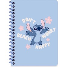 Lilo & Stitch 4 Adet   Lilo&stitch A6 80 Yp.çizgili Spiralli Bloknot