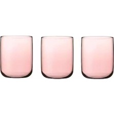 Paşabahçe Iconic Bardak 280 cc 3'lü Pembe
