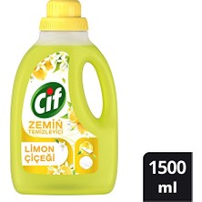 3 Adet Cif Zemin Temizleyici Limon Çiceği 1500 ml