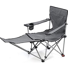 3 Adet Escamp Lüks Ayaklıklı Kamp Sandalyesi