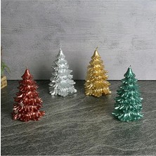 2 Adet Tohana Çam Ağacı Mum Büyük 13 cm