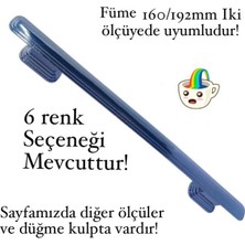 Eymen Meral Aksesuar Handle Lüx 160/192MM Füme Renk, Aynı Kulpta 2 Ölçü Mevcuttur Iki Delik Arası 16 ve 19.2 cm  Dir. Ağır Kaliteli ve Uzun Ömürlü Malzemedir. Şık ve Estetik Görünümlüdür. (Vidalar Dahildir)