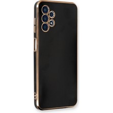 Newface Muratech New  Galaxy A13 4g Kılıf Volet Silikon - Siyah
