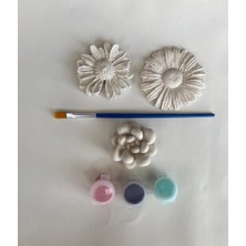 Özgürce 3’lü Çiçek Boyama Seti, Çocuklar Için Eğlenceli ve Eğitimli Aktivite