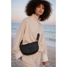 Senel Collection Retro Deri Kapaklı Çapraz Çanta