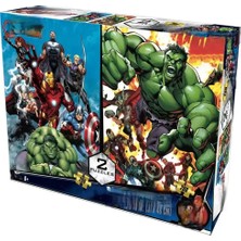 Gray Line Gry Avengers Ikili Puzzle 200 Parça Nel1