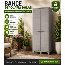 Csb Store 4 Raflı Su Geçirmez Dış Mekan Dolabı 78X46X182 cm Bahçe & Balkon Depolama