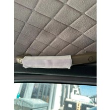 Özgürce Düz Beyaz Evrensel Araç Içi Tutamaç Kılıfı 4'lü Set