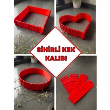 Özgürce Çok Amaçlı Silikon Kek Kalıbı, Esnek ve Dayanıklı, Pratik Kullanım