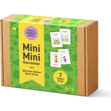 Küçük Krallık Mini Mini Kavramlar Seti | Zıt Kavramlar, Yer-Yön Kavramları, Duygular | 7 Oyun