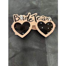 Parti Sürprizi Bekarlığa Veda Team Bride Kalpli Parti Gözlüğü 1 Adet
