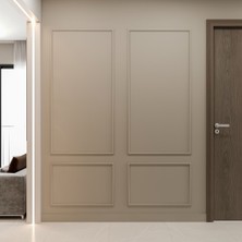 Özgürce Boyanabilir Duvar Çıtası Seti, Dekoratif Panel, Kendin Yap, 4 Çerçeve