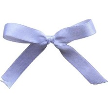 Beyaz Fiyonk Saten Kurdele 50 Adet - 10 mm Süsleme, Nikah Şekeri, Hediye, Çeyiz Süs, Balon Süsü