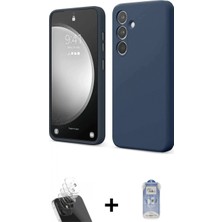 Marsilyan™- Galaxy A14 4g Kılıf Kozmos Yansıma Özel Seri - Siyah Joko Magic 5d Cam + Şeffaf Kamera Lens Koruma Cam