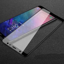 ZM Store Galaxy A6 2018 Uyumlu Kenarları Kırılmaya Dayanıklı Cam Ekran Koruyucu